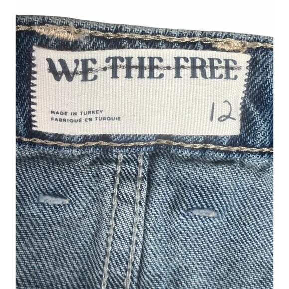 Free People We The Free Come As You Are Maxi Denim Skirt Womens Size 12 - Picture 5 of 16